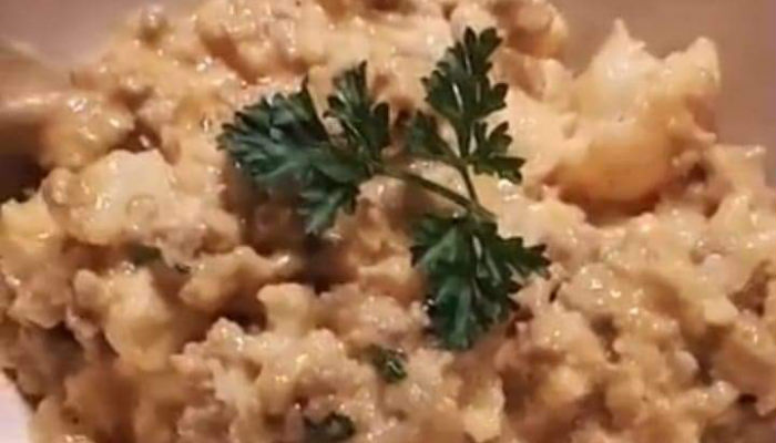 Low Carb Hamburger Helper Recipe with Cauliflower on Healthy With Josie